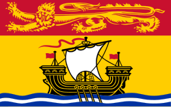 New Brunswick province flag