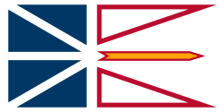 Newfoundland and Labrador province flag